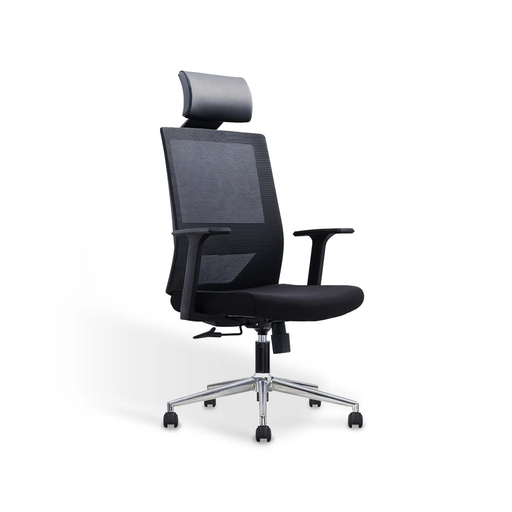 modern office chair ergonomic black office chair with mesh back kaguyasuBGY 39 main images 3