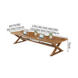 Natural Wood Office Table & Large Heavy Duty Computer Desk