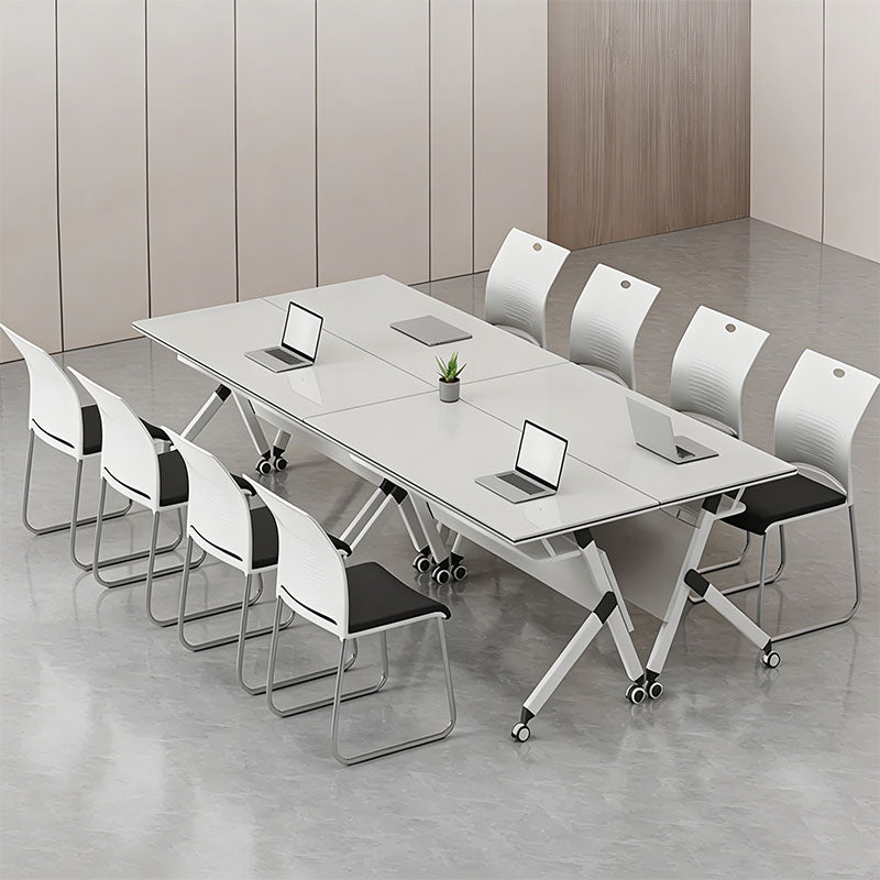 Table de salle de réunion portable et poste de travail minimaliste Image secondaire du produit