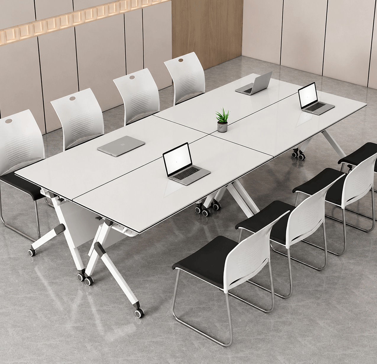 portable meeting room table minimalist desk workstation kaguyasu HYZ 2010 main images 6 Image principale du produit