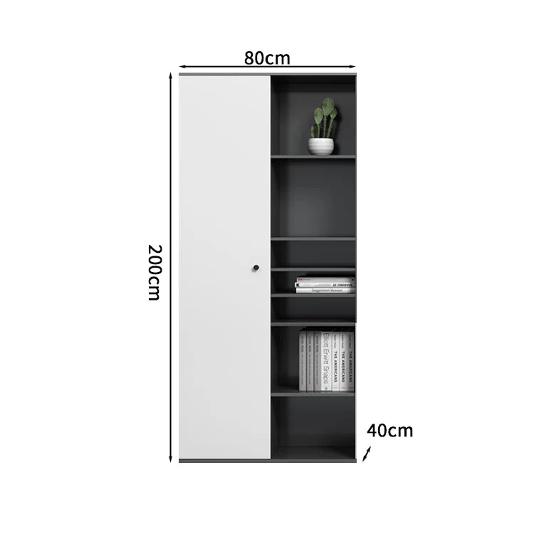 premium executive bookcase oak display cabinet design kaguyasuCWG S056 detailed images 22