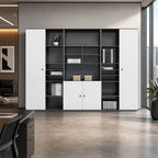 premium executive bookcase oak display cabinet design kaguyasuCWG S056 main images 2