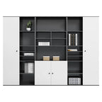 premium executive bookcase oak display cabinet design kaguyasuCWG S056 main images 4