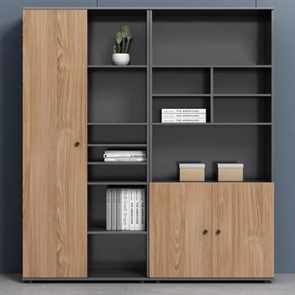 premium executive bookcase oak display cabinet design kaguyasuCWG S056 main images 6