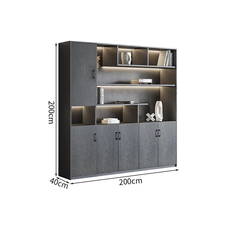 premium white bookcase cabinets and display cabinets kaguyasuCWG K098 detailed images 10
