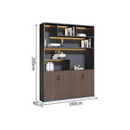 premium white bookcase cabinets and display cabinets kaguyasuCWG K098 detailed images 25