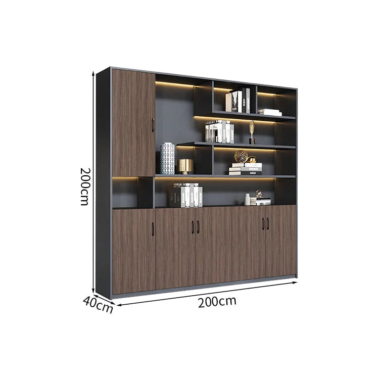 premium white bookcase cabinets and display cabinets kaguyasuCWG K098 detailed images 26