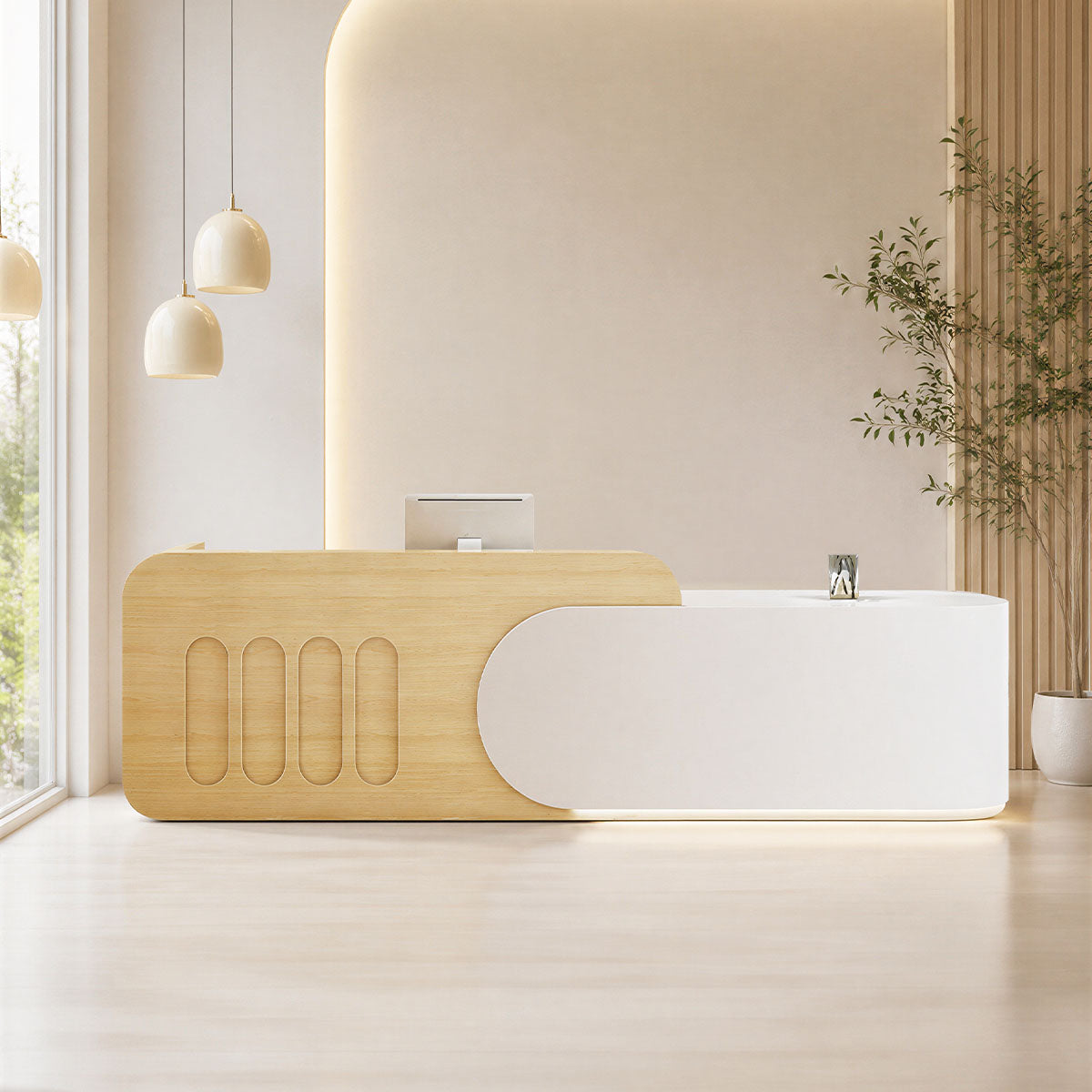 reception counter for sale reception desk kaguyasuJDT 7241 main images 8 Main image