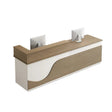 Dimensions du bureau d'accueil | Bureau d'accueil à panneaux ondulés