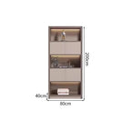 robust shelf shelving large capacity wood bookcase kaguyasuCWG K054 detailed images 1