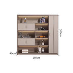 robust shelf shelving large capacity wood bookcase kaguyasuCWG K054 detailed images 16