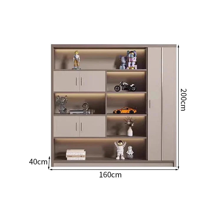 robust shelf shelving large capacity wood bookcase kaguyasuCWG K054 detailed images 16