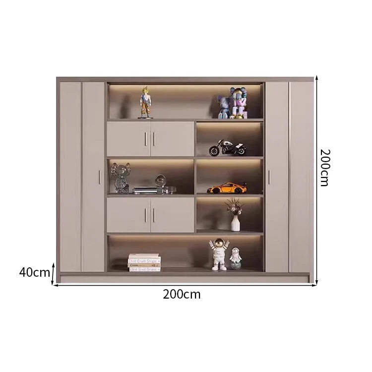 robust shelf shelving large capacity wood bookcase kaguyasuCWG K054 detailed images 17