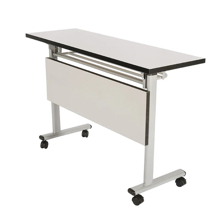 Rolling School Desk & Small Mobile Office Computer Table Secondary image