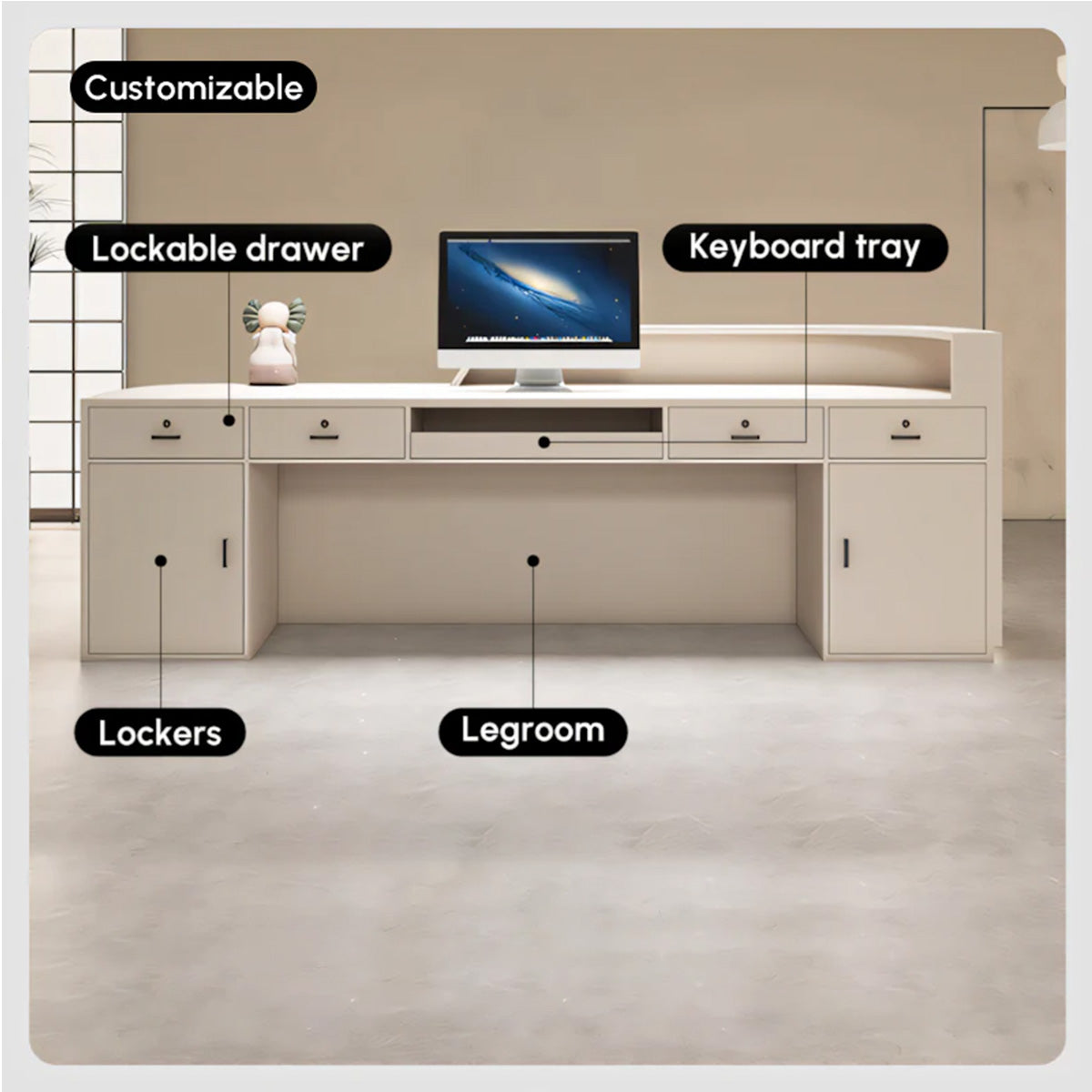 Reception Desk Tailored jdt-k094