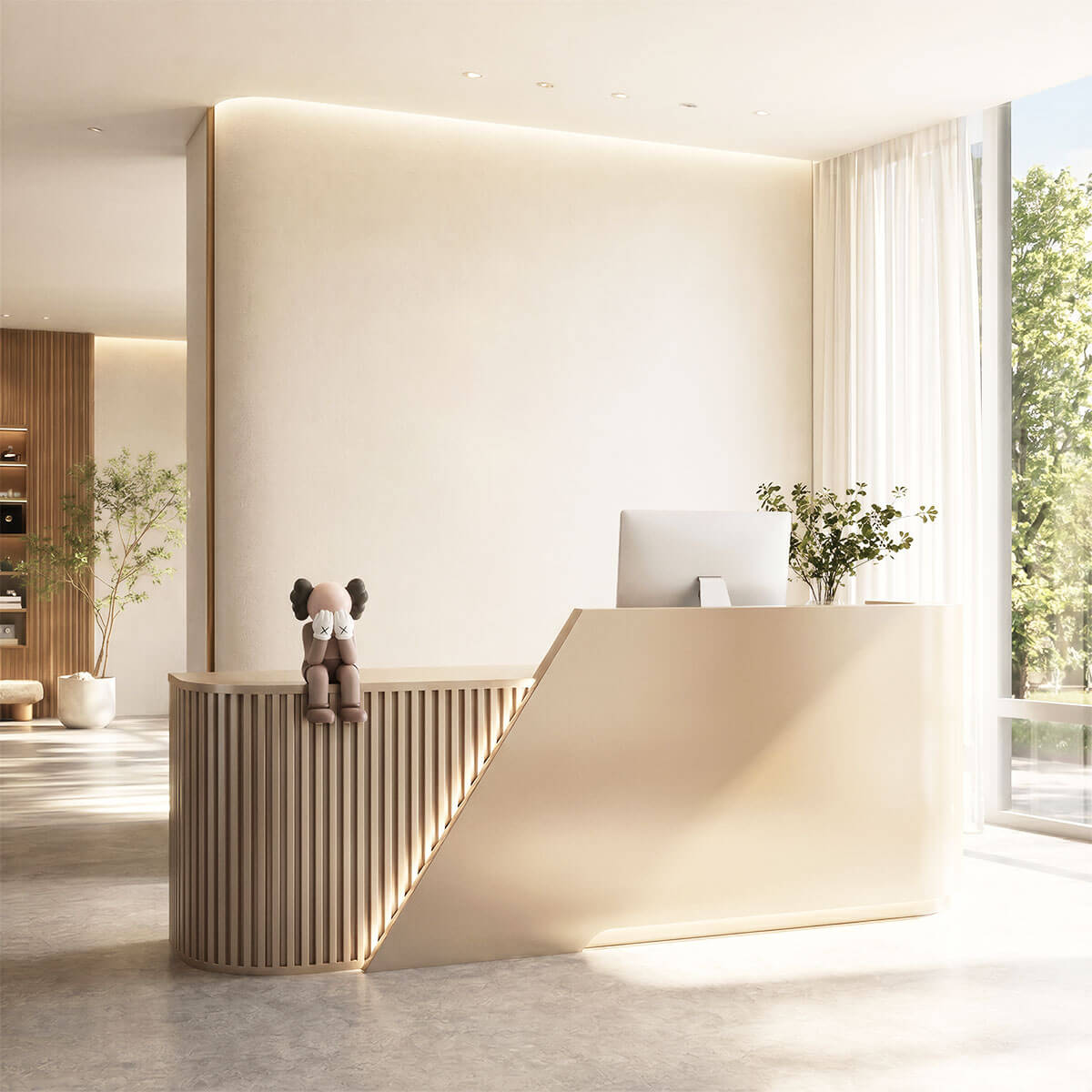 salon reception desk office reception desk kaguyasuJDT K094 main images 1 Image principale du produit