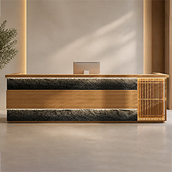 salon reception desk uk wooden reception desk kaguyasuJDT M012 main images 12 Main image