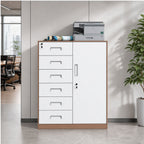 sleek steel drawer pedestal cube with storage bookcase kaguyasuCWG 2044 main images 2