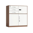 Sleek Steel Drawer Pedestal | Cube With Storage & Bookcase