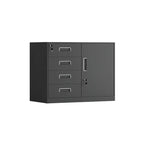 sleek steel drawer pedestal cube with storage bookcase kaguyasuCWG 2044 main images 34