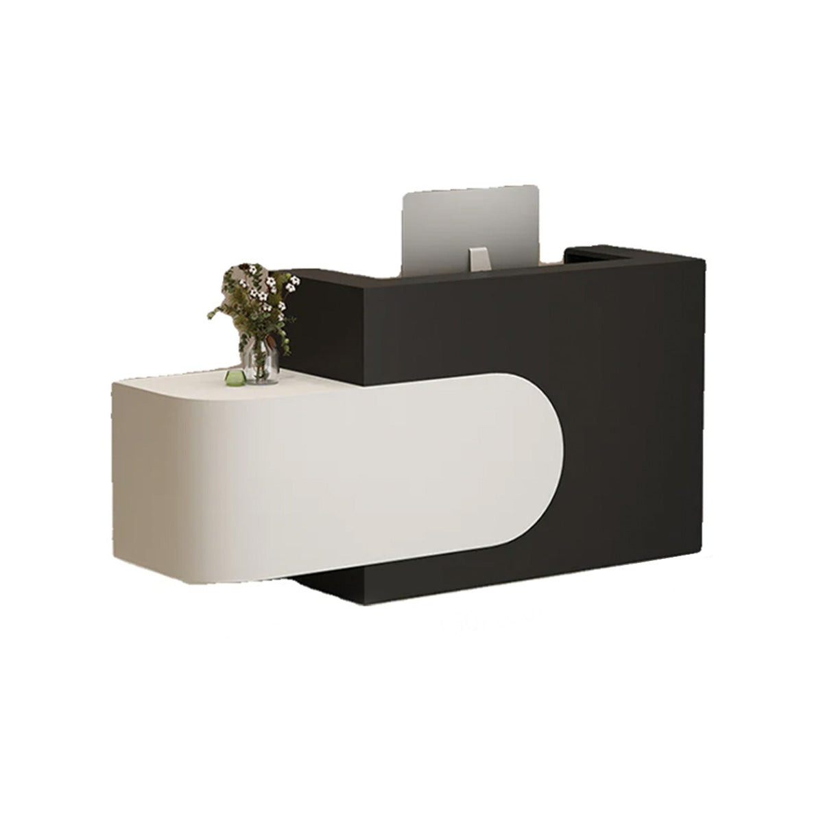 Small Beauty Salon Reception Desk with Storage | Kaguyasu Secondary image