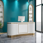 small curved reception desk modern reception desk kaguyasuJDT 7179 main images 18
