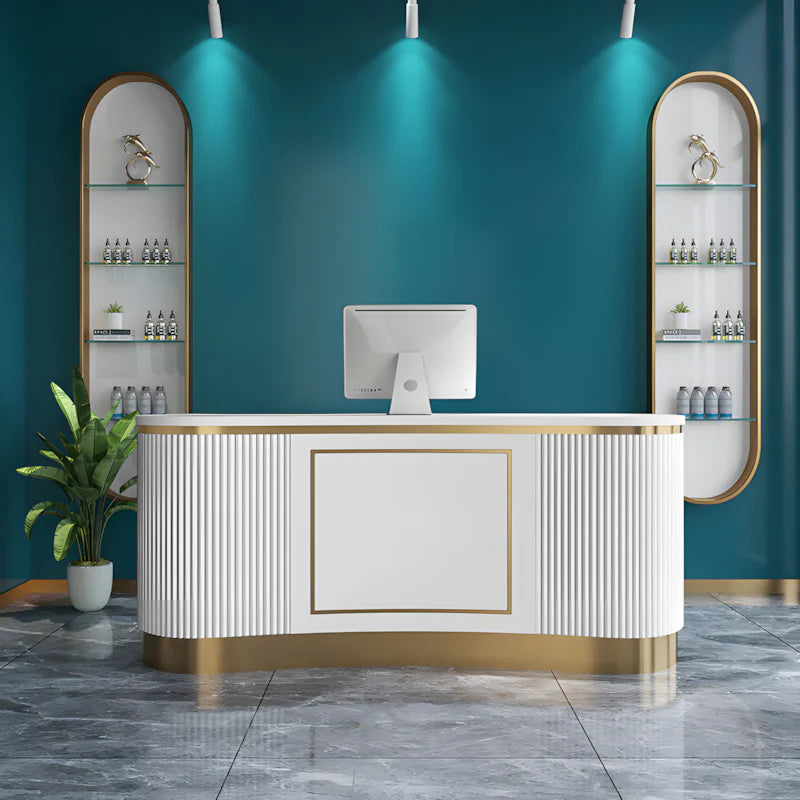 small curved reception desk modern reception desk kaguyasuJDT 7179 main images 27