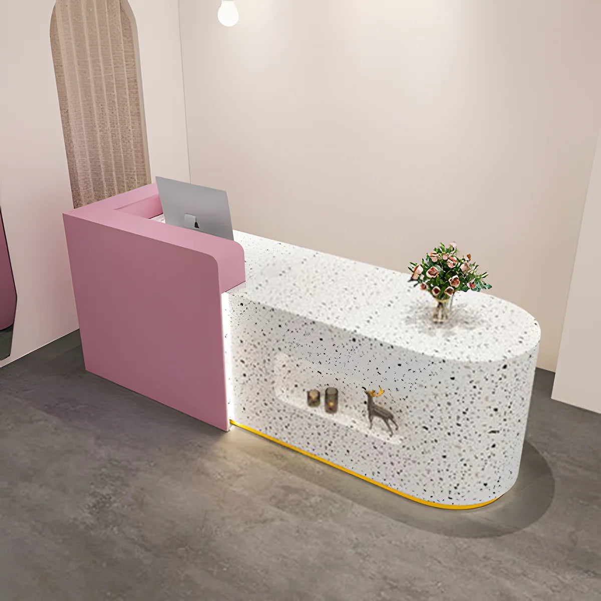 small reception desk front desk counter kaguyasuJDT 737 main images 28