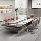 solid wood office table large meeting conference desk kaguyasuHYZ 083 main images 4