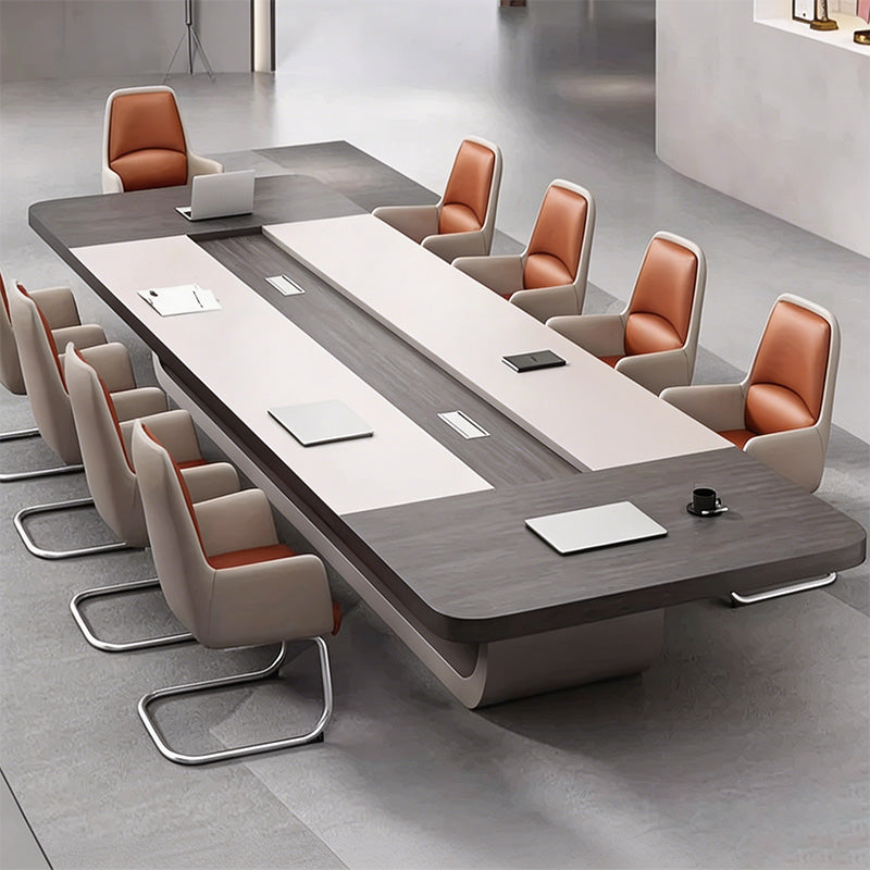 solid wood office table large meeting conference desk kaguyasuHYZ 083 main images 5