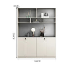 walnut executive bookcase professional cupboard display kaguyasuLBG K008 main images 8
