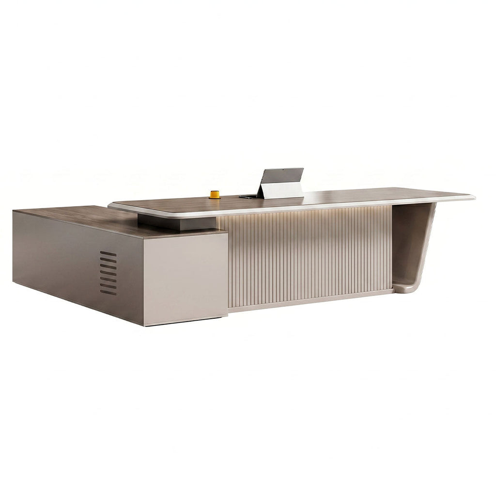 Modern Office Desk with Drawers - Executive Desk - product image 1