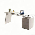 white office desk corner desk with storage kaguyasuLBZ 7212 main images 2