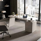 white office desk corner desk with storage kaguyasuLBZ 7212 main images 4
