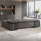 Black Walnut Desk - Large CEO Office Desk - product image 4