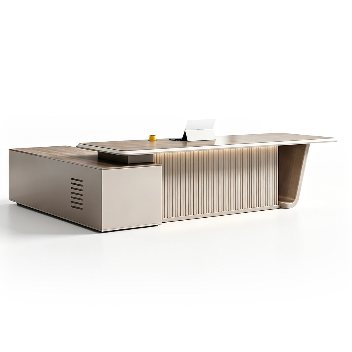 Modern Office Desk with Drawers - Executive Desk Secondary image