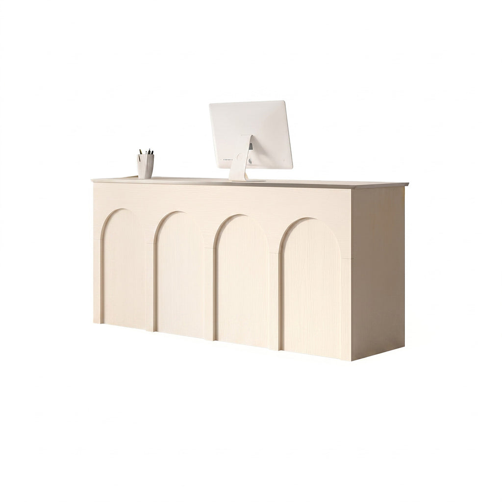 wood reception desk beauty reception desk for sale kaguyasuJDT M110 main images